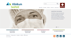 Desktop Screenshot of klinik-seefeld.de